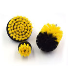 Yellow Drill Cleaning Brush 2 Inch 3.5 Inch 4 Inch , Bathroom Cleaning Brush