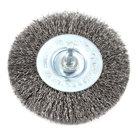 Practical Polishing Wheel Brushes , Wood Polishing Round Wire Cup Brush